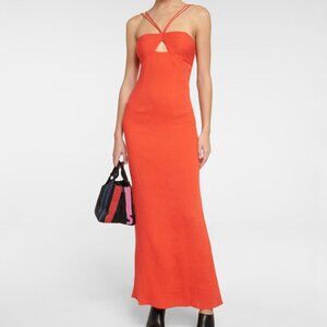 Staud Gianna Halter Maxi Dress